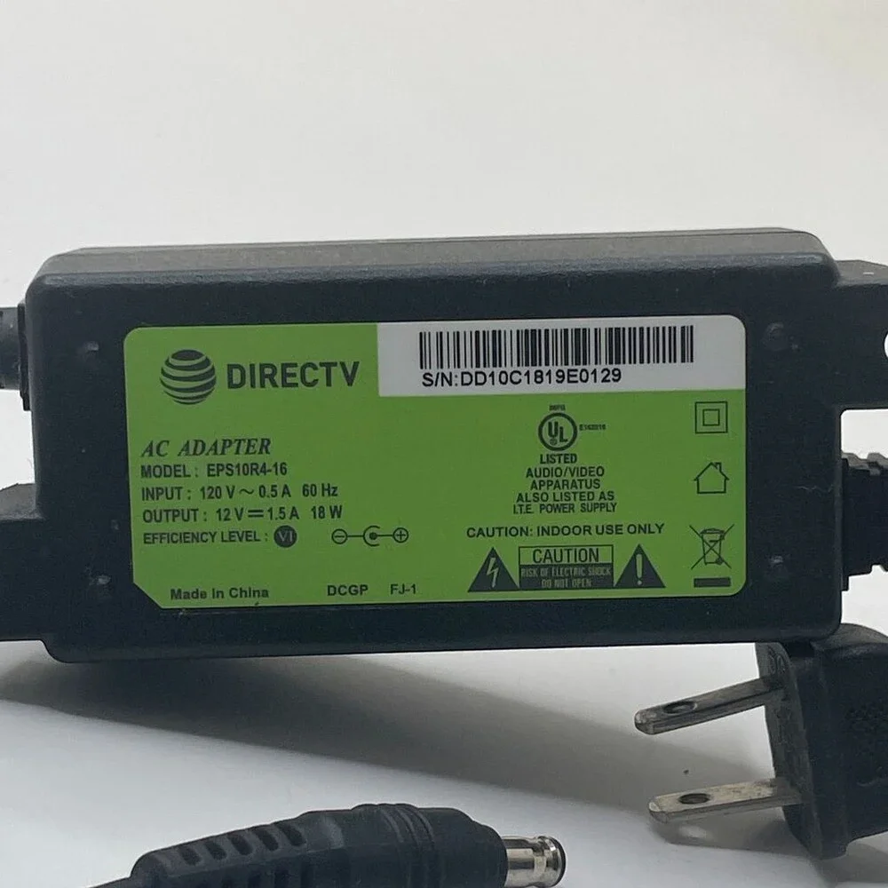 DIRECTV EPS10R4-16 AC Adapter Power Supply 12V 1.5A 18W for H25/C31/C41